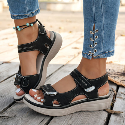 Women's Platform Sandals – Breathable Mesh Non-Slip Sole for Everyday Wear – main product image