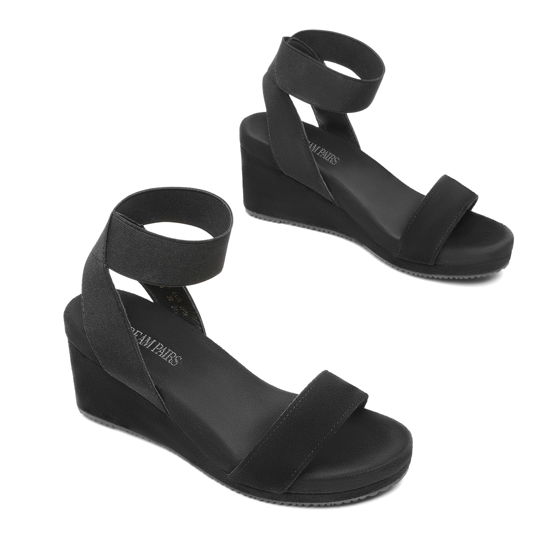 Women's Platform Sandals - Cushioned Comfort & Platform Sole – view 3