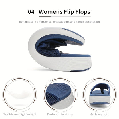 Women's Platform Sandals - Cushioned Comfort Slip-On for Everyday Wear – view 5