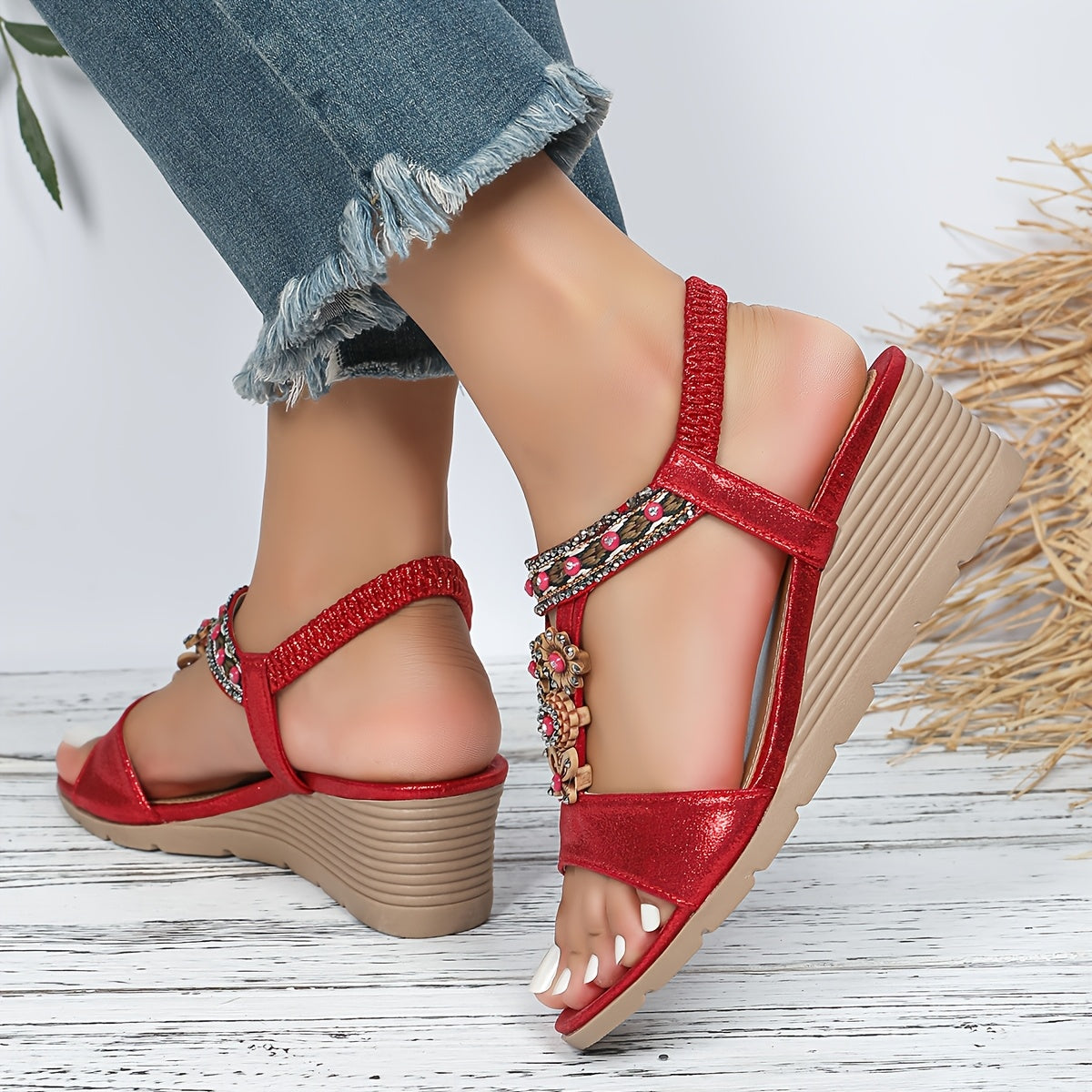 Women's Platform Sandals - Lightweight for Everyday Wear – view 6