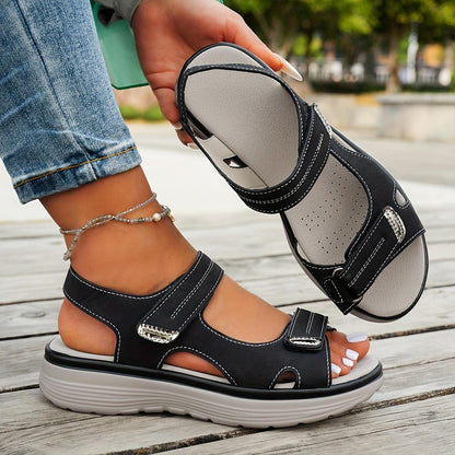 Women's Platform Sandals - Non-Slip Sole Cushioned Comfort for Beach & Water – Blue option – view 2