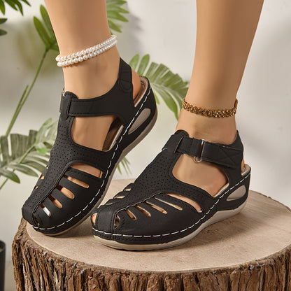 Women's Platform Sandals – Non-Slip Sole Cushioned Comfort for Outdoor & – main product image