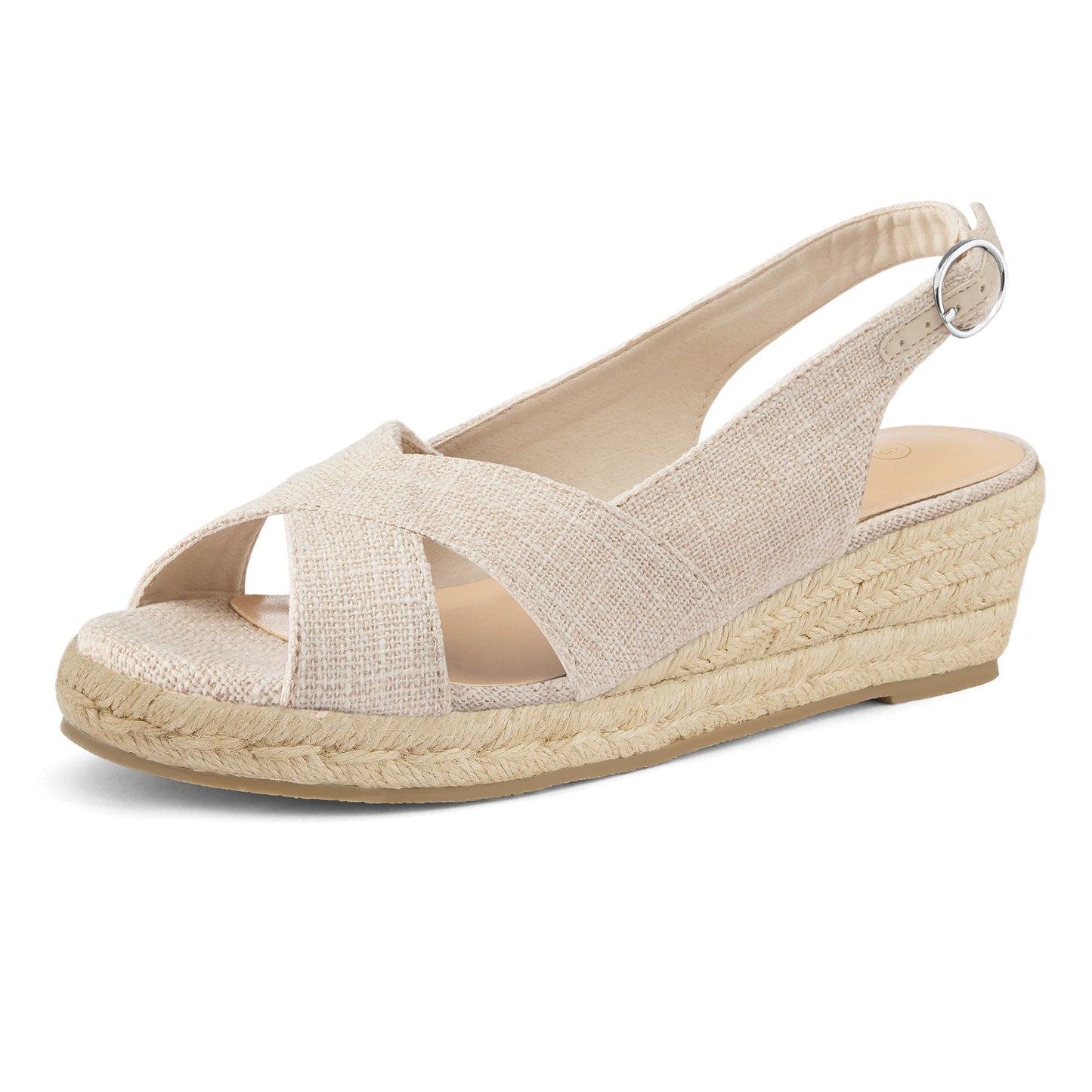 Women's Platform Sandals - Platform Sole for Active Days – White option – view 5