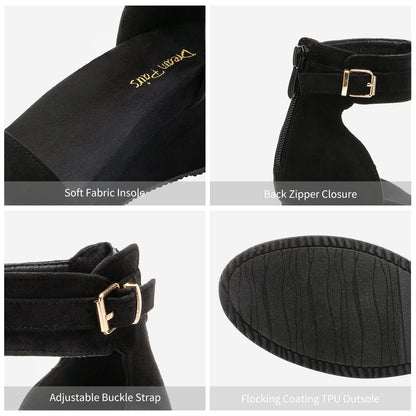 Women's Platform Sandals - Plush Lined & Cushioned Comfort – view 3