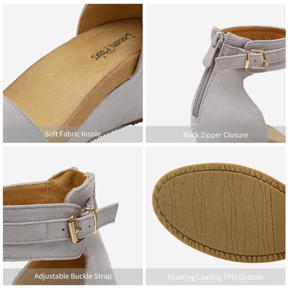 Women's Platform Sandals - Plush Lined & Cushioned Comfort – view 9