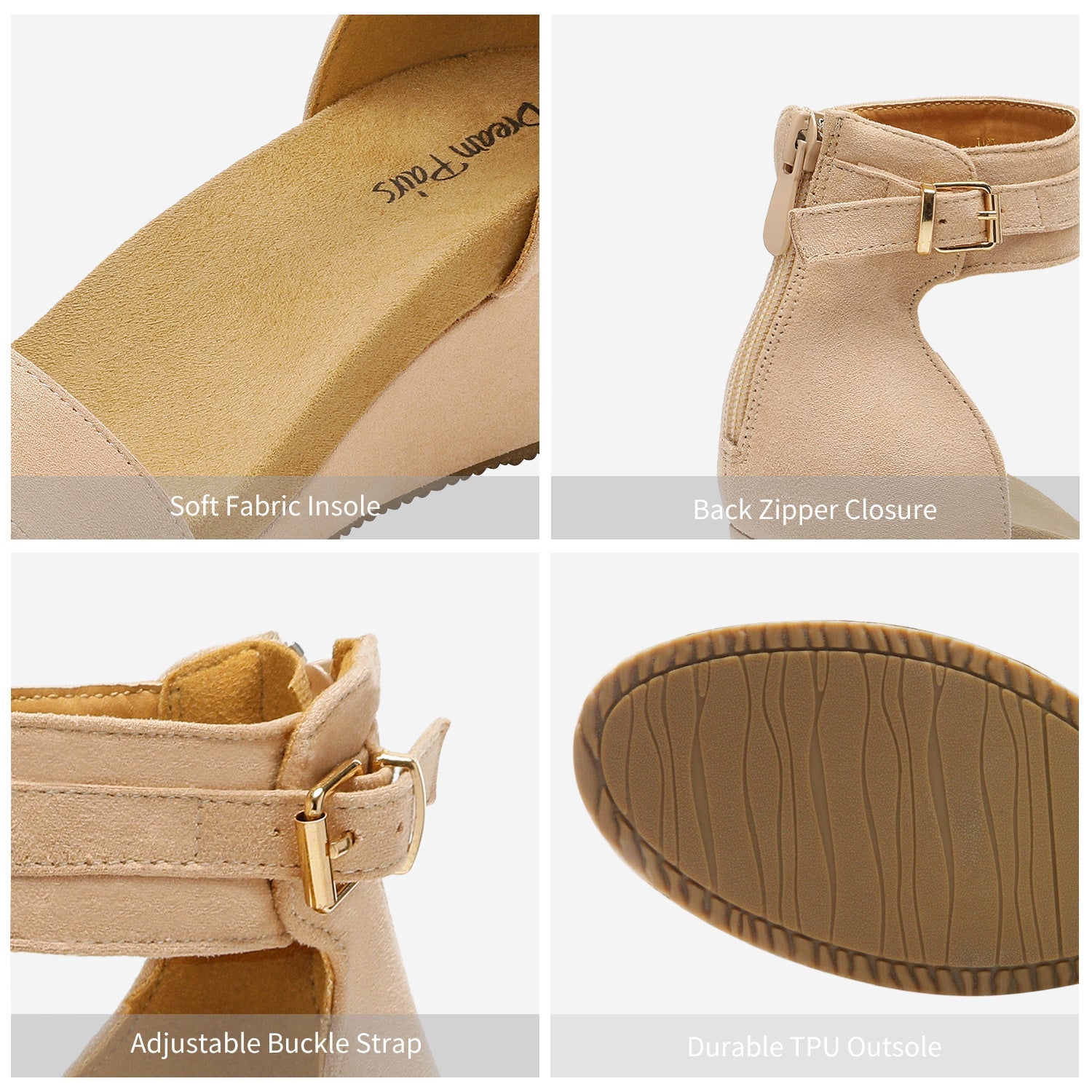 Women's Platform Sandals - Plush Lined & Cushioned Comfort – view 17