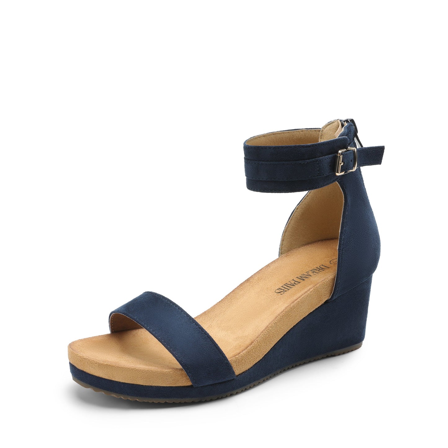Women's Platform Sandals - Plush Lined & Cushioned Comfort – Black option – view 11