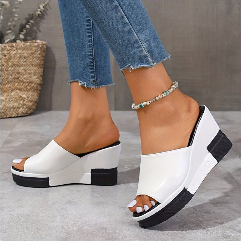 Women's Platform Sandals – Slip-On Everyday Wear 10 – view 6
