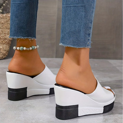 Women's Platform Sandals – Slip-On Everyday Wear 10 – view 7