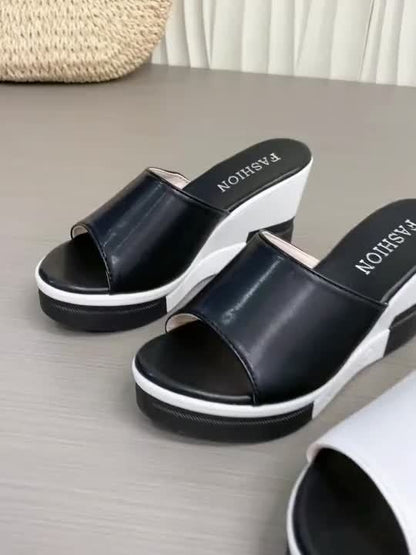 Women's Platform Sandals – Slip-On Everyday Wear 10 – view 8