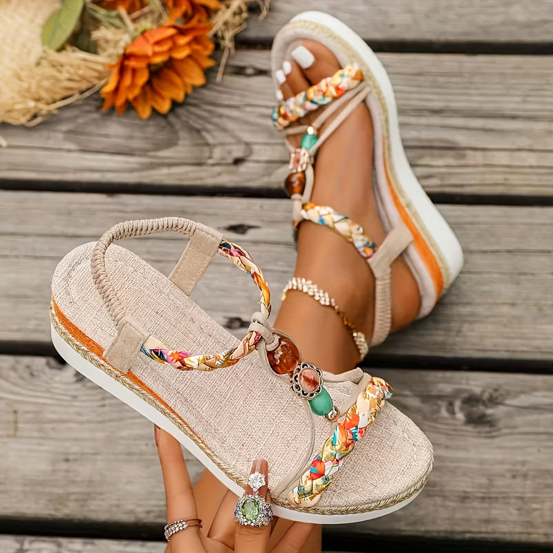 Women's Platform Sandals – Slip-On for Beach & Water – Sizes US 6–US 10 – main product image