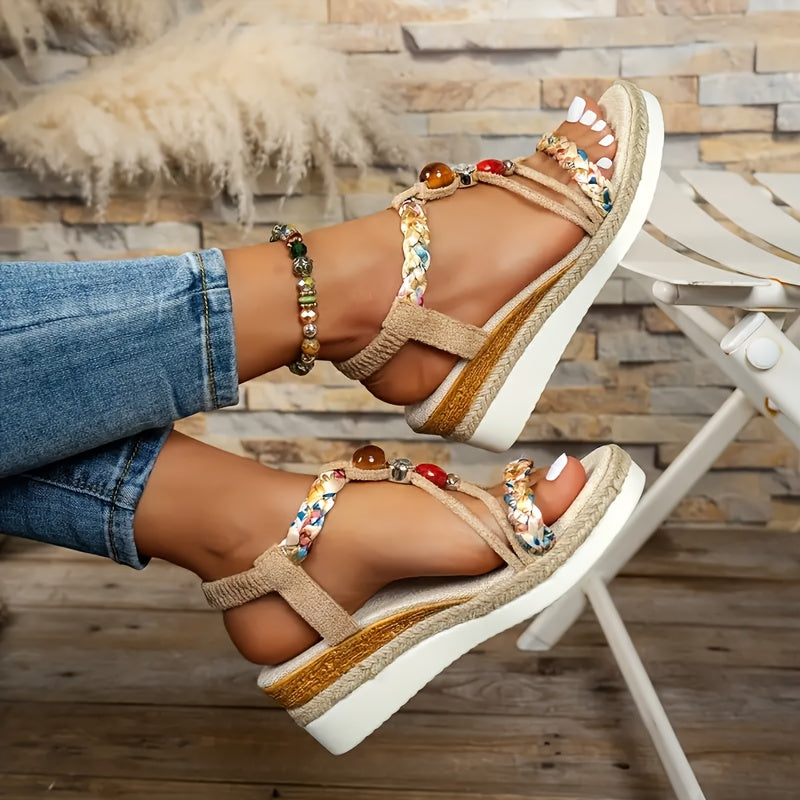 Women's Platform Sandals – Slip-On for Beach & Water – Sizes US 6–US 10 – view 7