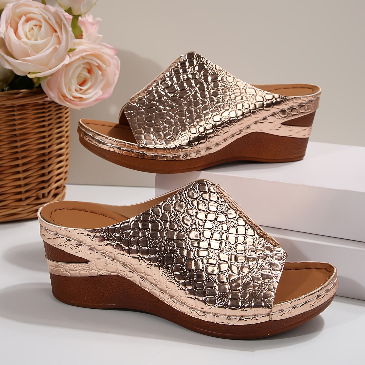 Women's Platform Sandals - Slip-On for Outdoor & – view 2
