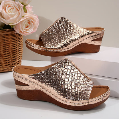 Women's Platform Sandals - Slip-On for Outdoor & – view 2