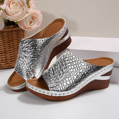 Women's Platform Sandals - Slip-On for Outdoor & – view 4