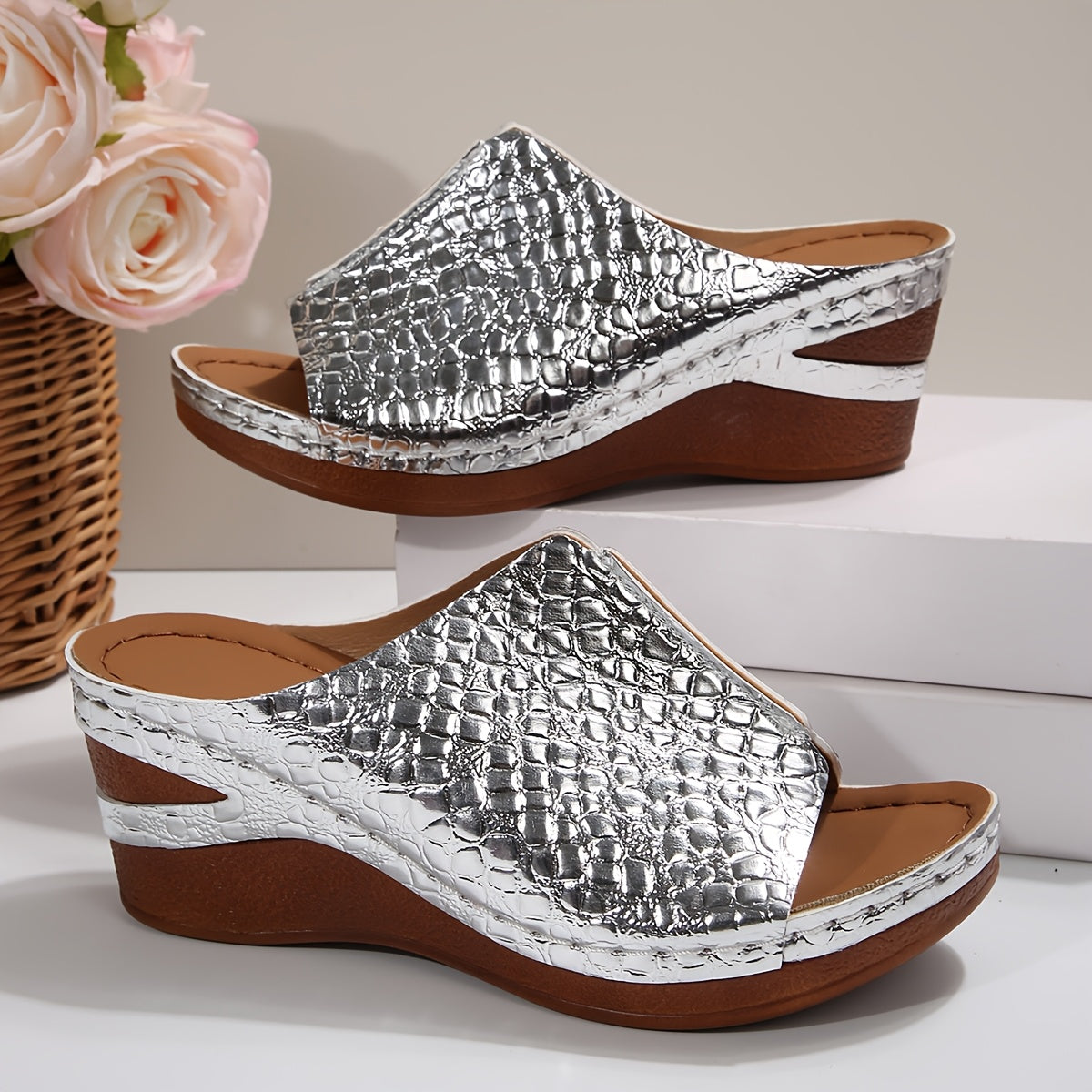 Women's Platform Sandals - Slip-On for Outdoor & – view 5