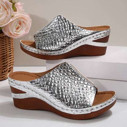 Women's Platform Sandals - Slip-On for Outdoor & – view 5