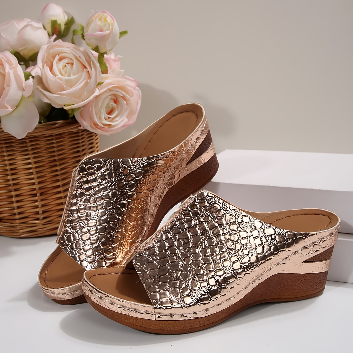 Women's Platform Sandals - Slip-On for Outdoor & – view 6