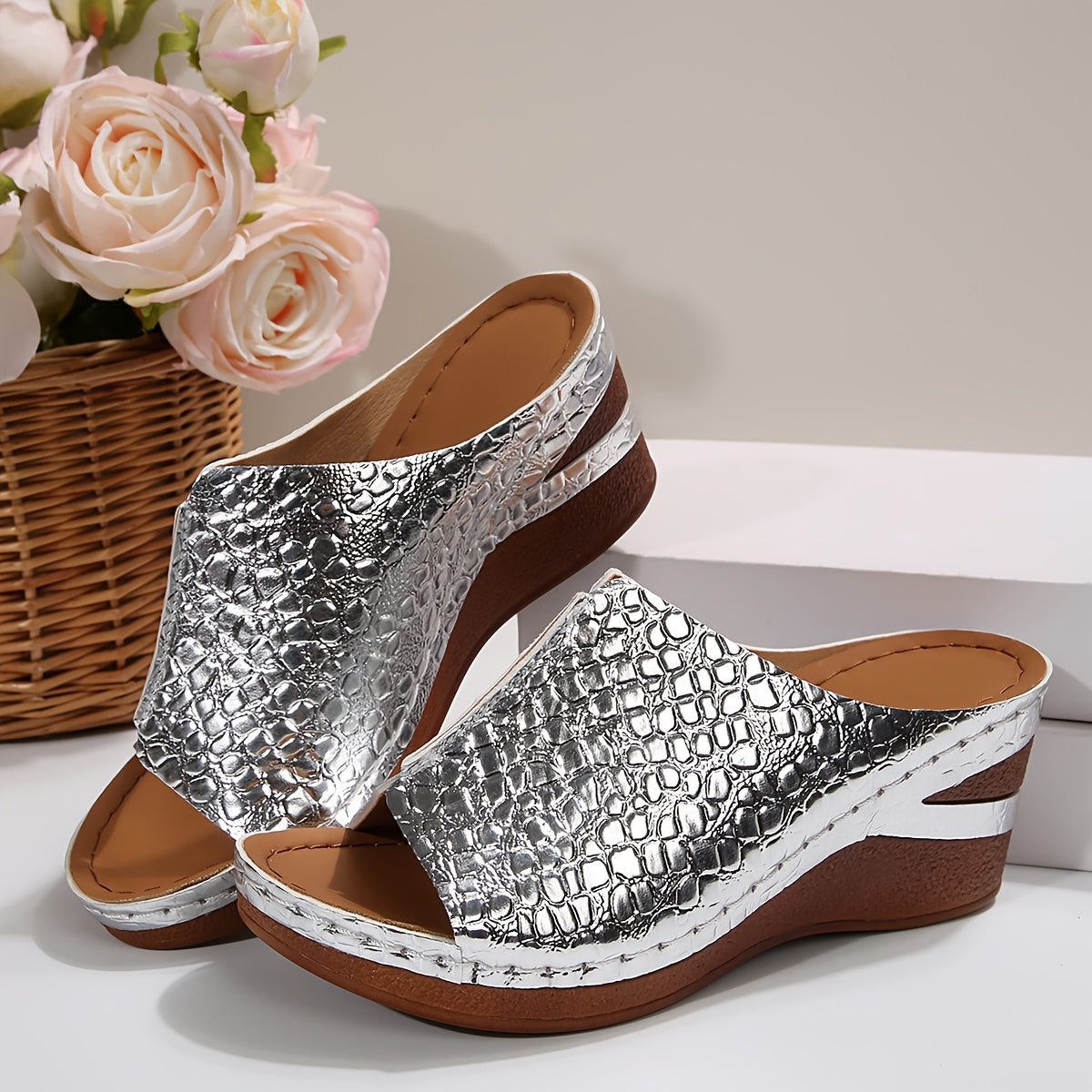 Women's Platform Sandals - Slip-On for Outdoor & – view 7