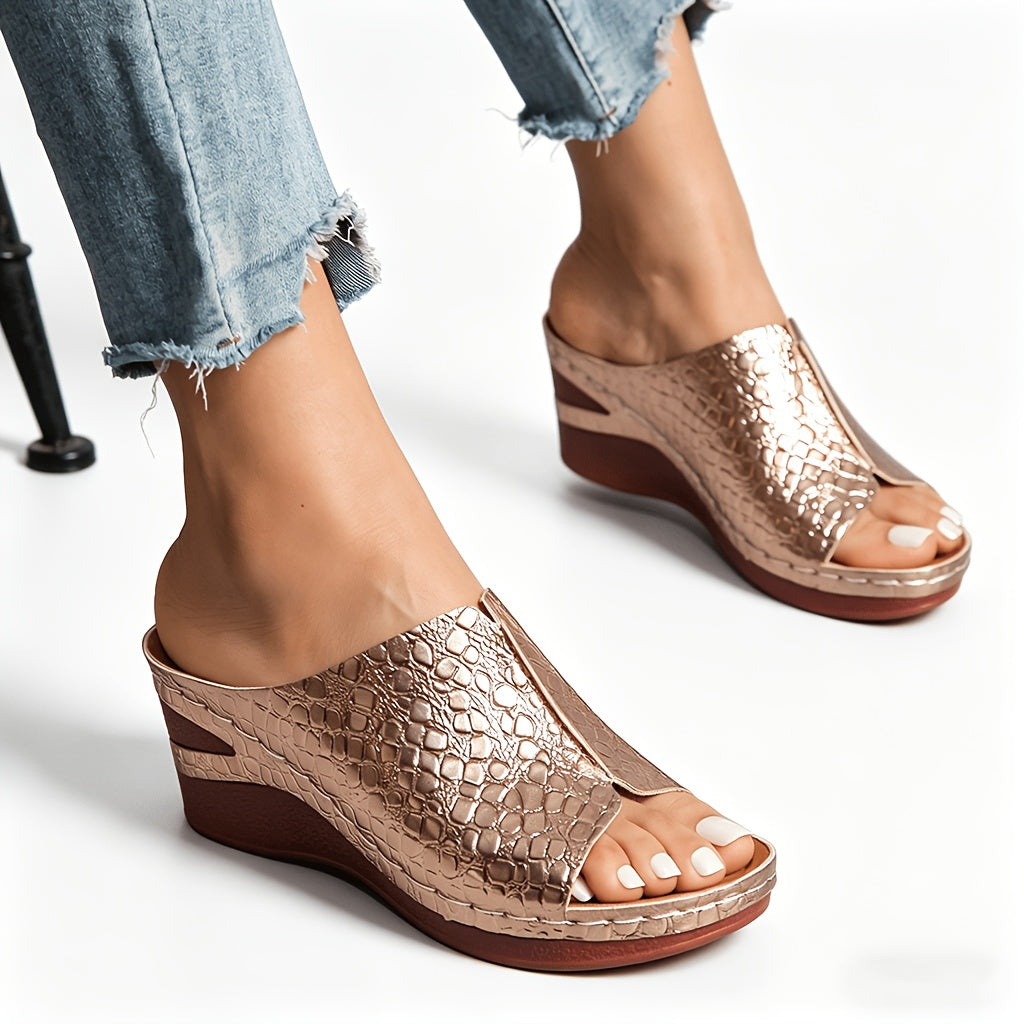 Women's Platform Sandals - Slip-On for Outdoor & – view 9