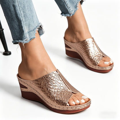Women's Platform Sandals - Slip-On for Outdoor & – view 9