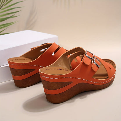 Women's Platform Sandals - Slip-On Platform Sole for Beach & Water - Signature Style – view 2