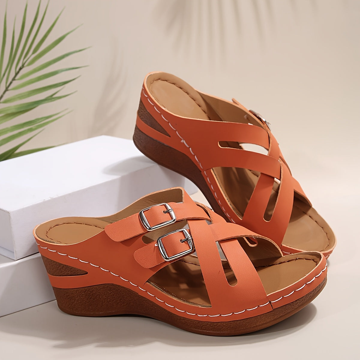 Women's Platform Sandals - Slip-On Platform Sole for Beach & Water - Signature Style – view 3
