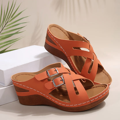 Women's Platform Sandals - Slip-On Platform Sole for Beach & Water - Signature Style – view 3