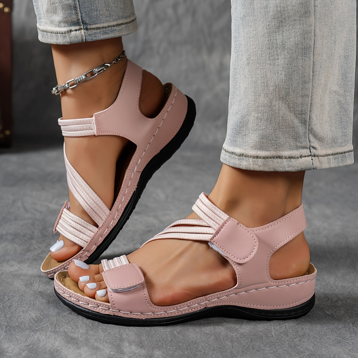 Women's Platform Sandals – Wide Fit Breathable for Everyday Wear – view 6