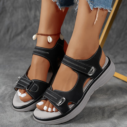 Women's Platform Sandals – Wide Fit Cushioned for Everyday Wear – view 6