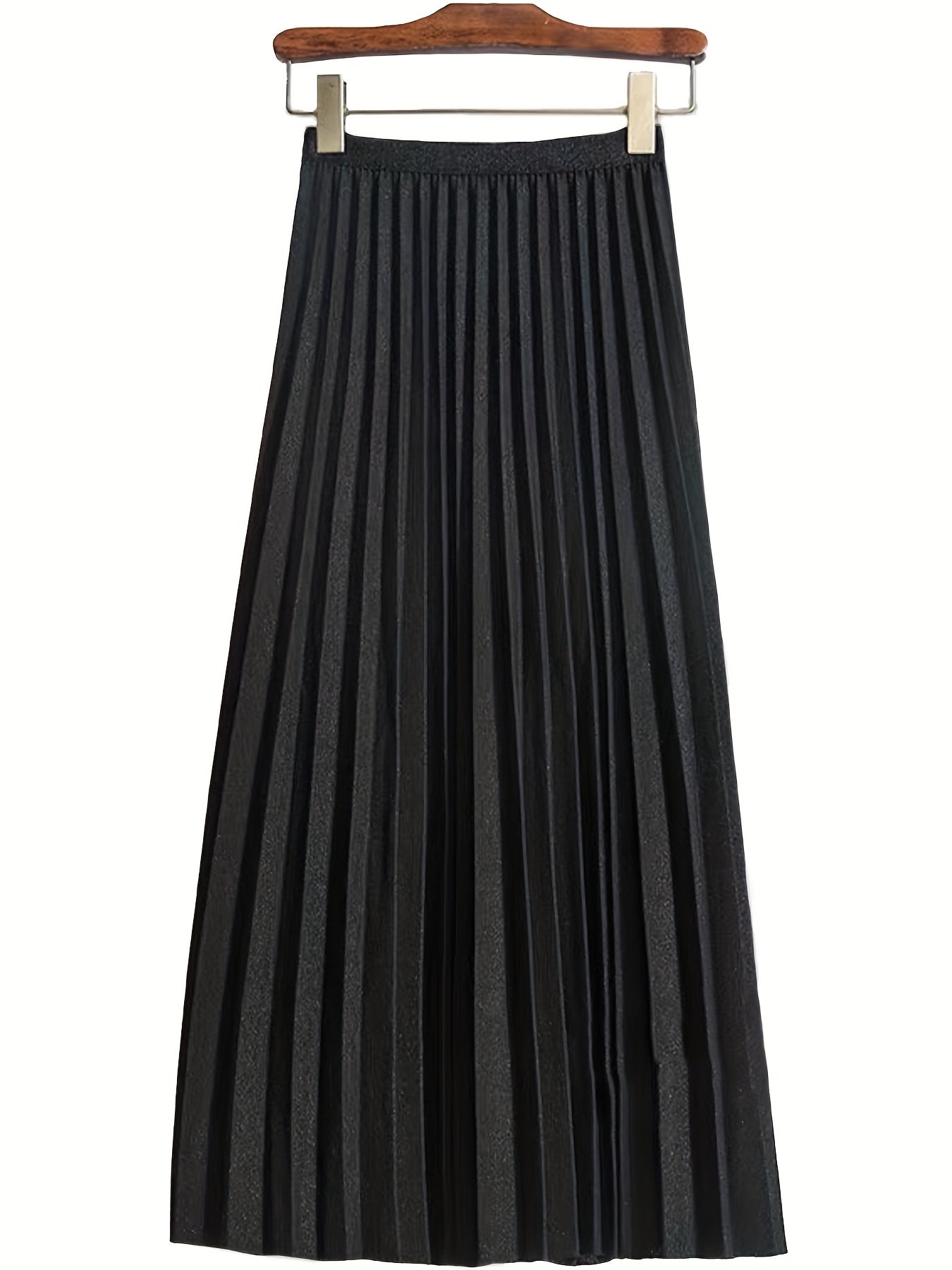 Women's Pleated Skirt Multipack – Women's 3-Pack Pleated Skirts - Elastic-Waist detail view