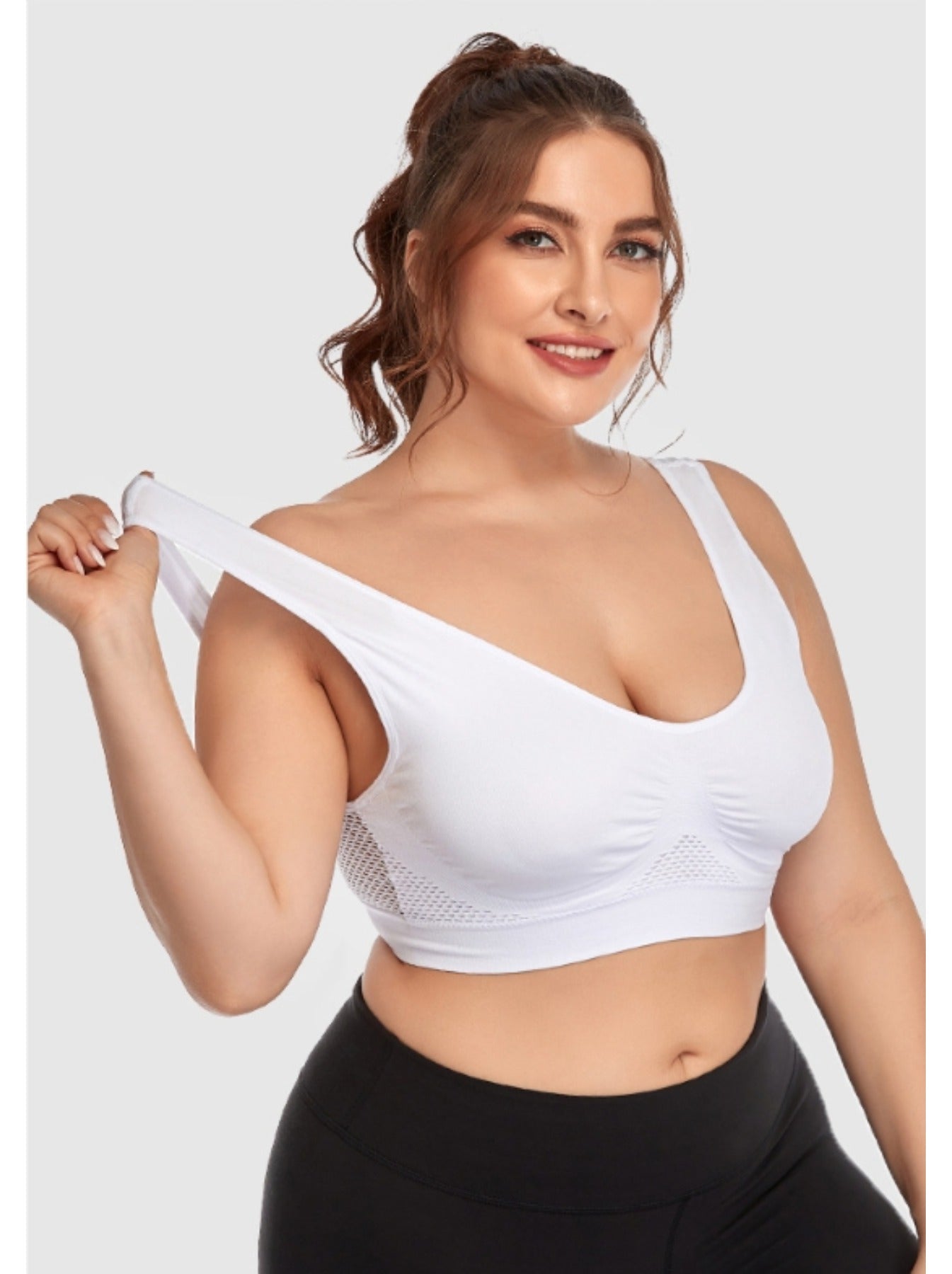 Women’s Plus Size 4-Pack Seamless Bra - Smooth No-Show Fit – 4pcs – view 3
