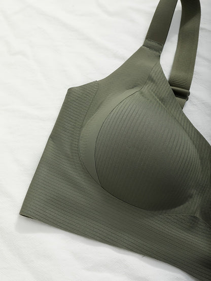 Women’s Plus Size 4-Pack Seamless Bra - Smooth No-Show Fit – Colorway 97253 – view 4