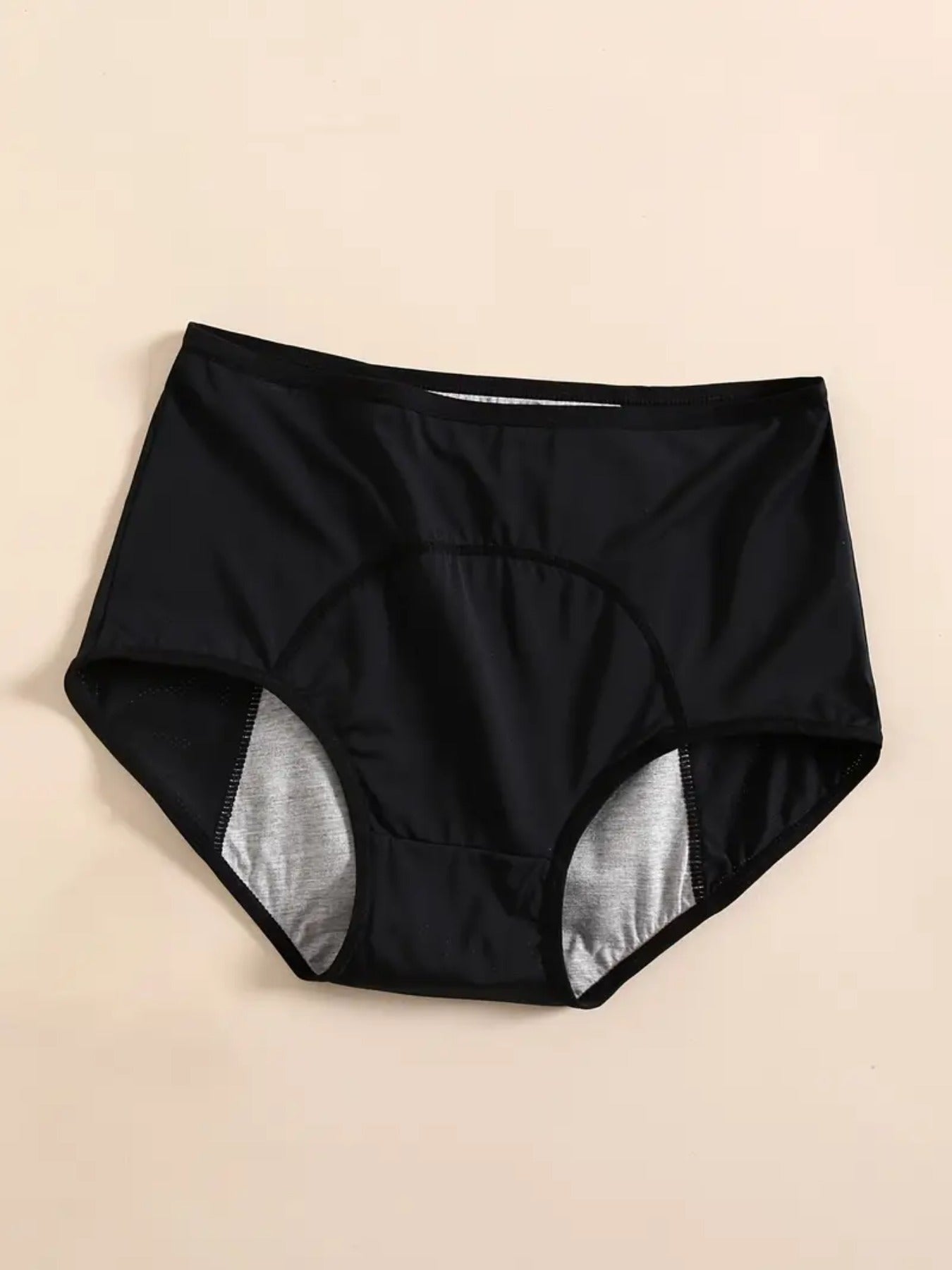 Women’s Plus Size 6-Pack High-Waist Period Briefs - Leak-Resistant Coverage detail view