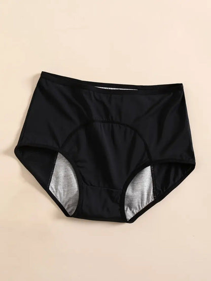 Women’s Plus Size 6-Pack High-Waist Period Briefs - Leak-Resistant Coverage detail view