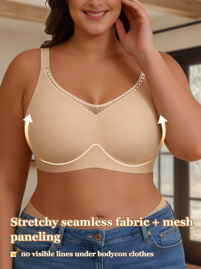 Women’s Plus Size Adhesive Bra - Breathable Daily Comfort detail view