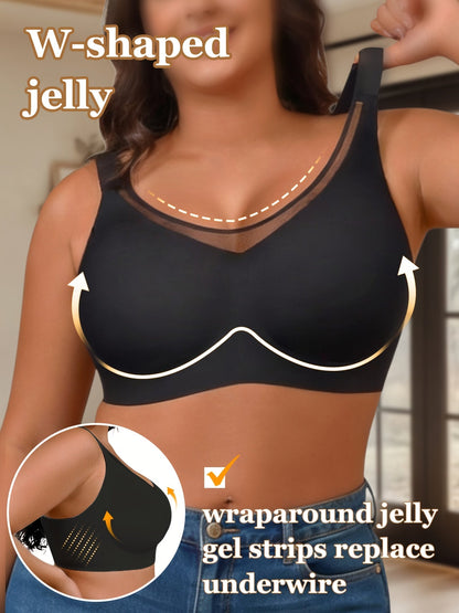 Women’s Plus Size Adhesive Bra - Breathable Daily Comfort detail view