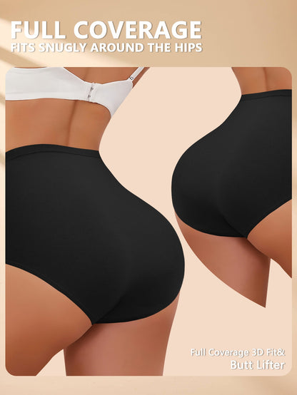 Women’s Plus Size High-Waist Shapewear Briefs - Tummy Control Support – Sizes 0XL–5XL detail view