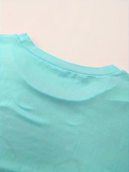 Women's Plus Size Nightgown - Short Sleeve detail view