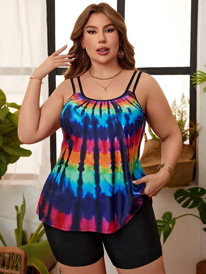 Women's Plus Size One-Piece Swimsuit - Vacation Style 1-Piece Beach Style – view 6