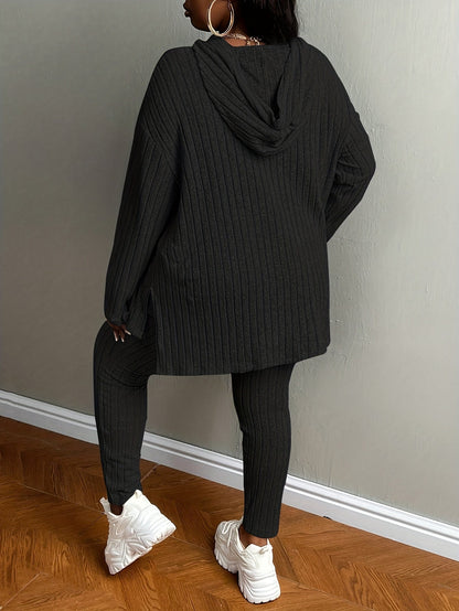 Women's Plus Size Outfit Set - Long Sleeve – view 6