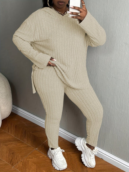 Women's Plus Size Outfit Set - Long Sleeve – view 8