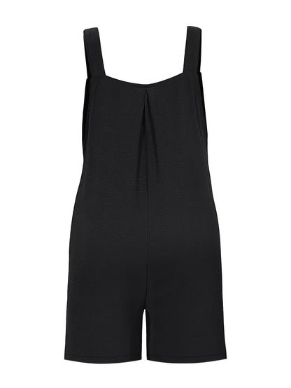 Women's Plus Size Overall - Sleeveless detail view