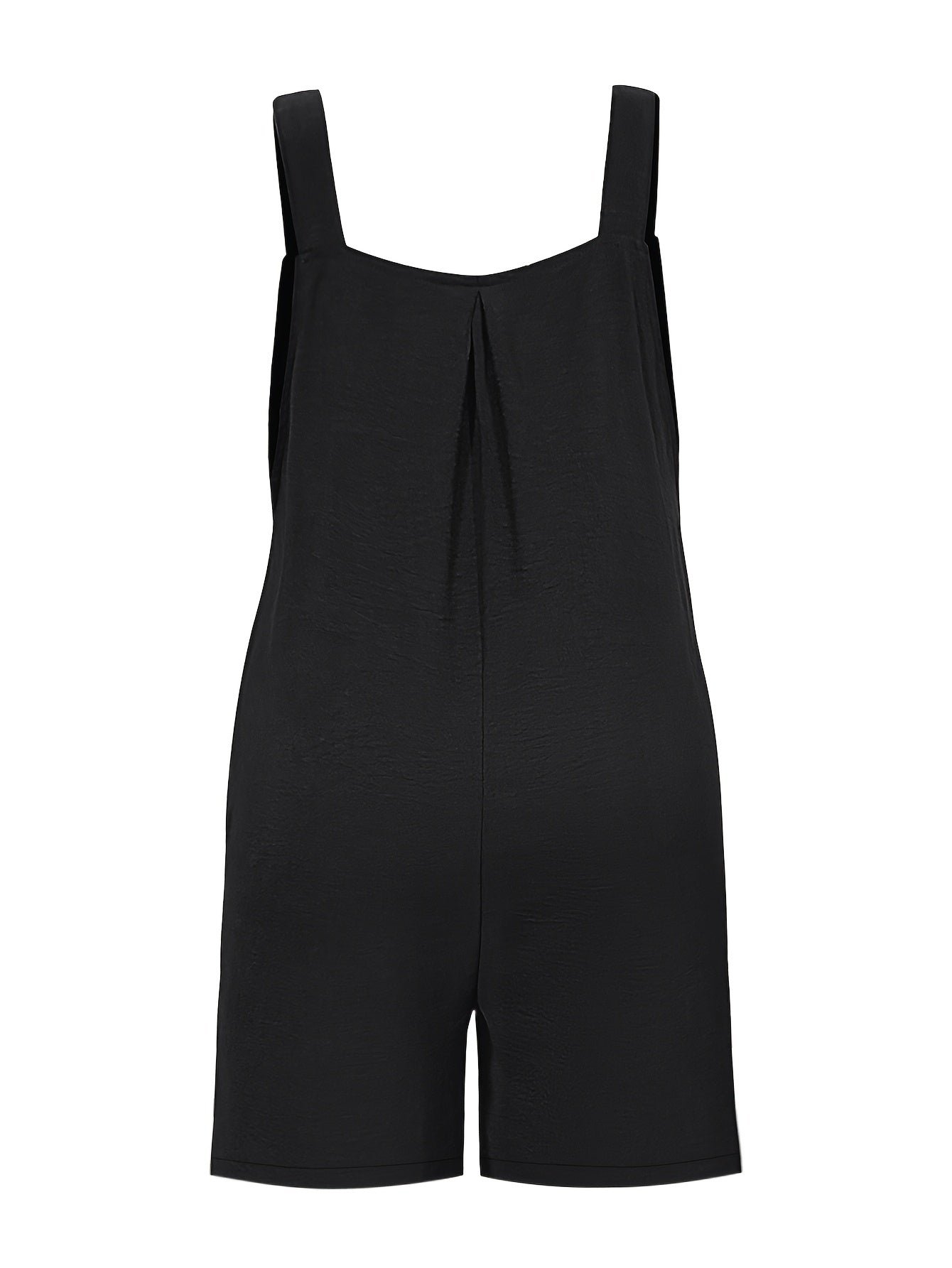 Women's Plus Size Overall - Sleeveless detail view