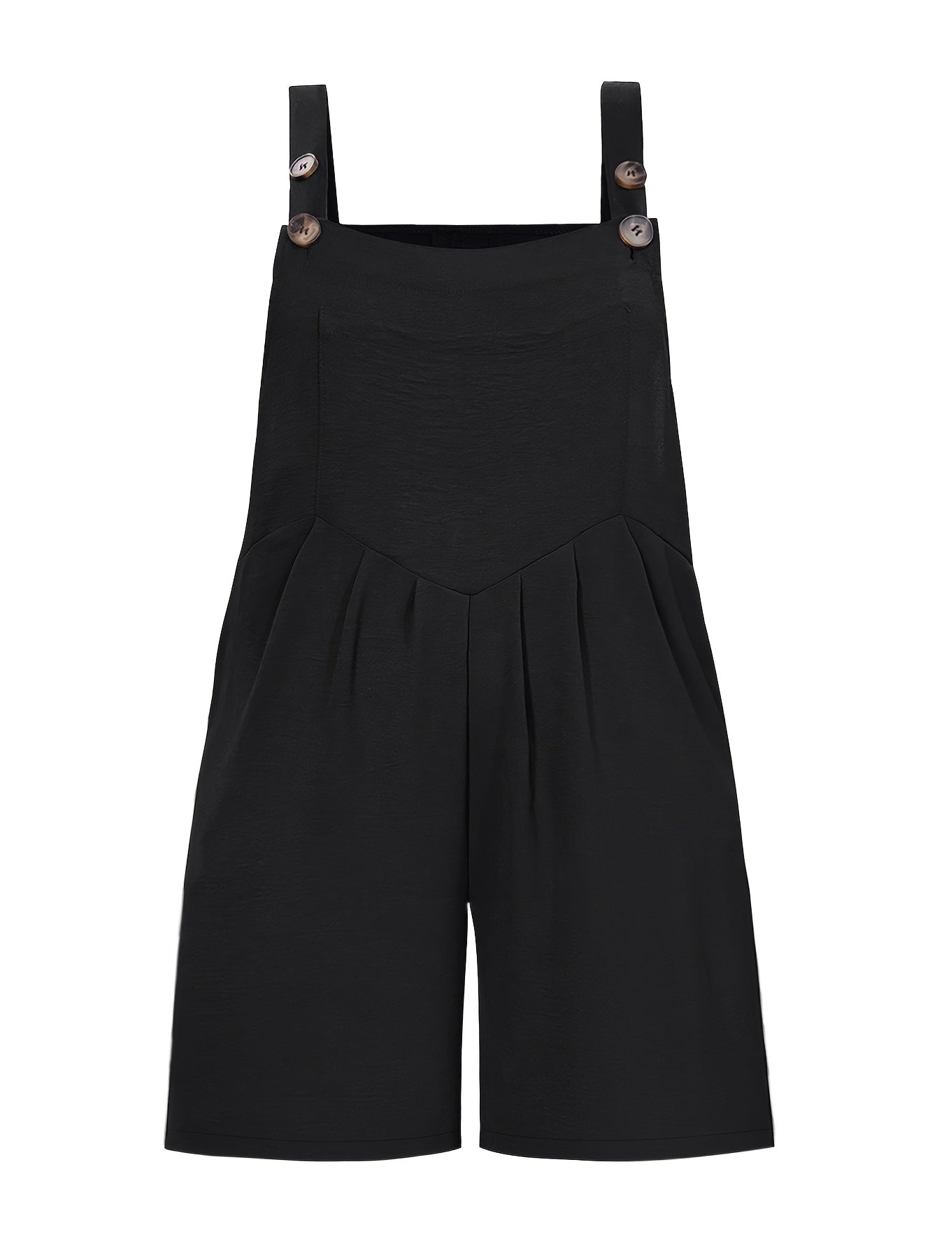 Women's Plus Size Overall - Sleeveless detail view