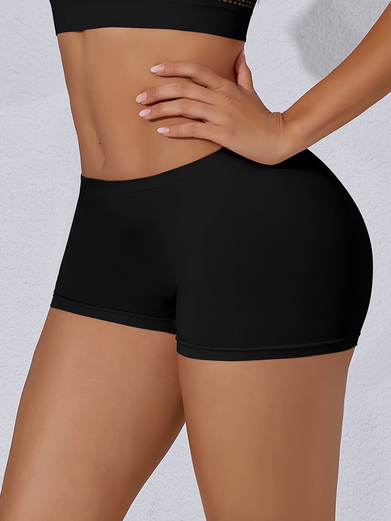 Women’s Plus Size Seamless Boyshorts - Smooth No-Show Fit – view 10
