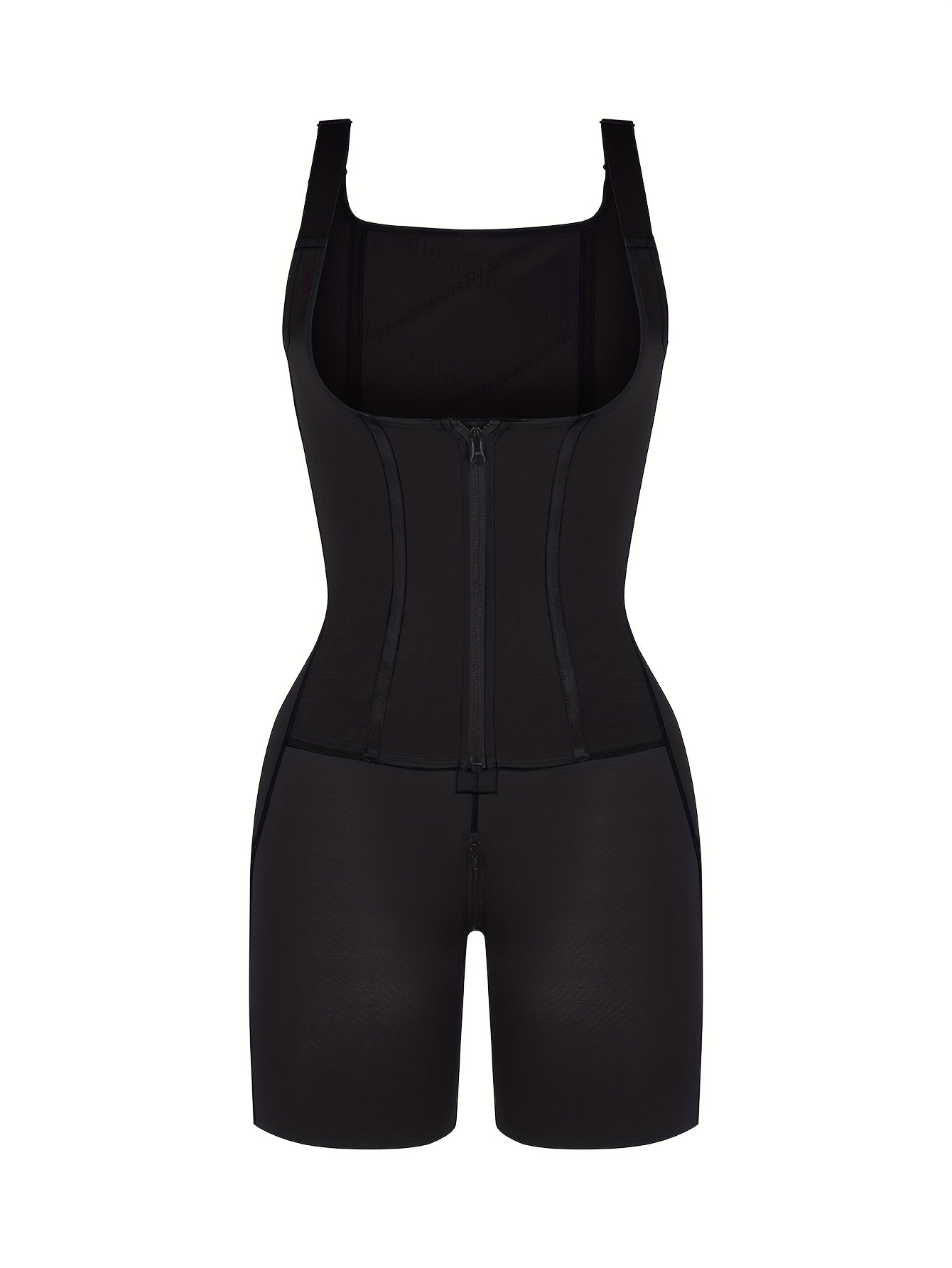Women's Plus Size Shapewear Bodysuit - Regular Fit – Black detail view
