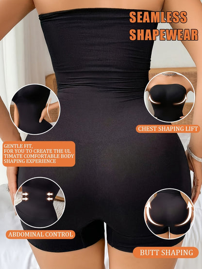 Women's Plus Size Shapewear Bodysuit - Seamless Belly Control & Hip Lift – view 8