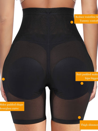 Women’s Plus Size Shapewear Shorts - Tummy Control Support – view 3