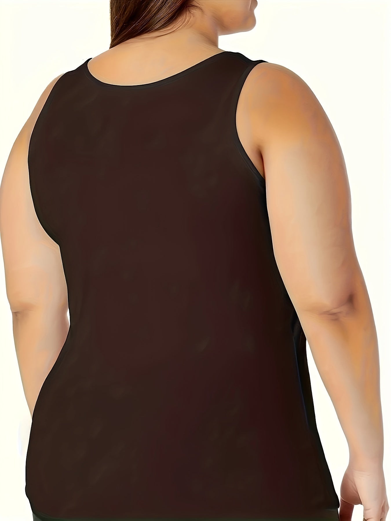 Women's Plus Size Tank Tops - 3-Pack Stretch Layering detail view